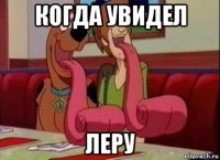 когда увидел леру