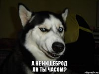 а не нищеброд
ли ты часом?