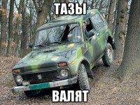 тазы валят