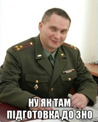  ну як там підготовка до зно