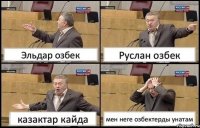 Эльдар озбек Руслан озбек казактар кайда мен неге озбектерды унатам