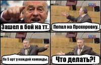 Зашел в бой на тт. Попал на Прохоровку. По 5 арт у каждой команды. Что делать?!