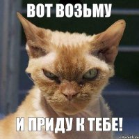 вот возьму и приду к тебе!