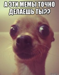 а эти мемы точно делаешь ты?? 