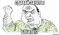 сдавай зачеты блеать!?