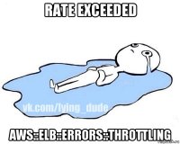 rate exceeded aws::elb::errors::throttling