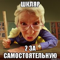 шкляр 2 за самостоятельную