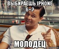 выбираешь iphone 6+? молодец