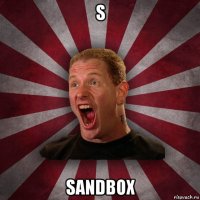 s sandbox