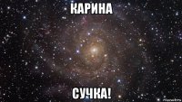 карина сучка!