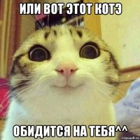 или вот этот котэ обидится на тебя^^