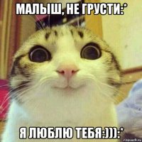 малыш, не грусти:* я люблю тебя:))):*