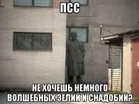 псс не хочешь немного волшебных зелий и снадобий?