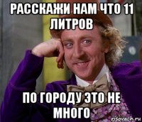 расскажи нам что 11 литров по городу это не много