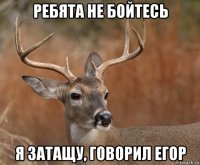 ребята не бойтесь я затащу, говорил егор