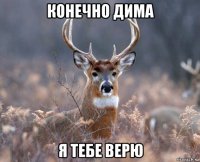 конечно дима я тебе верю