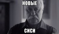 новые сиси