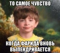 то самое чувство когда фарида вновь выпендривается