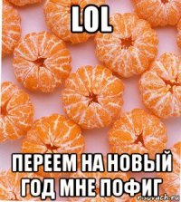 lol переем на новый год мне пофиг