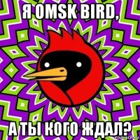 я omsk bird, а ты кого ждал?