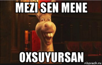 mezi sen mene oxsuyursan