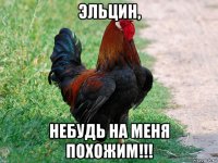 эльцин, небудь на меня похожим!!!