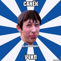 санёк учил