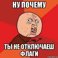 ну почему ты не отключаеш флаги