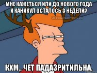 мне кажеться или до нового года и каникул осталось 3 недели? кхм.. чет падазритильна.