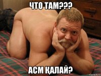 что там??? асм Қалай?