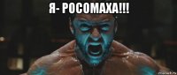 я- росомаха!!! 