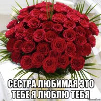  сестра любимая это тебе я люблю тебя