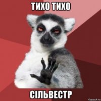 тихо тихо сільвестр