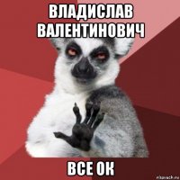 владислав валентинович все ок