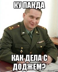 ку панда как дела с доджем?