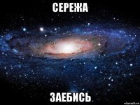 сережа заебись