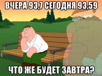 вчера 93,7 сегодня 93,59 что же будет завтра?