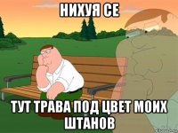 нихуя се тут трава под цвет моих штанов