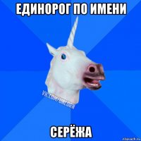 единорог по имени серёжа