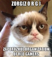 zorg(z o r g ) zaporozhue organization of red gamers