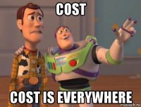 cost cost is everywhere