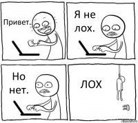 Привет. Я не лох. Но нет. ЛОХ