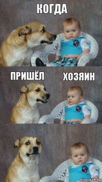 когда пришёл хозяин