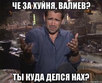 че за хуйня, валиев? ты куда делся нах?