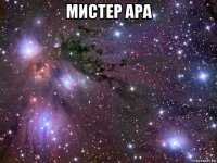 мистер ара 