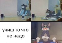 учиш то что не надо