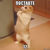 поставте 12