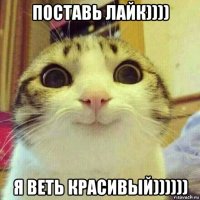 поставь лайк)))) я веть красивый))))))