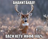 ананитакая! васи нету. инфа 146%