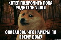 хотел подрочить пока родители ушли оказалось что камеры по всему дому